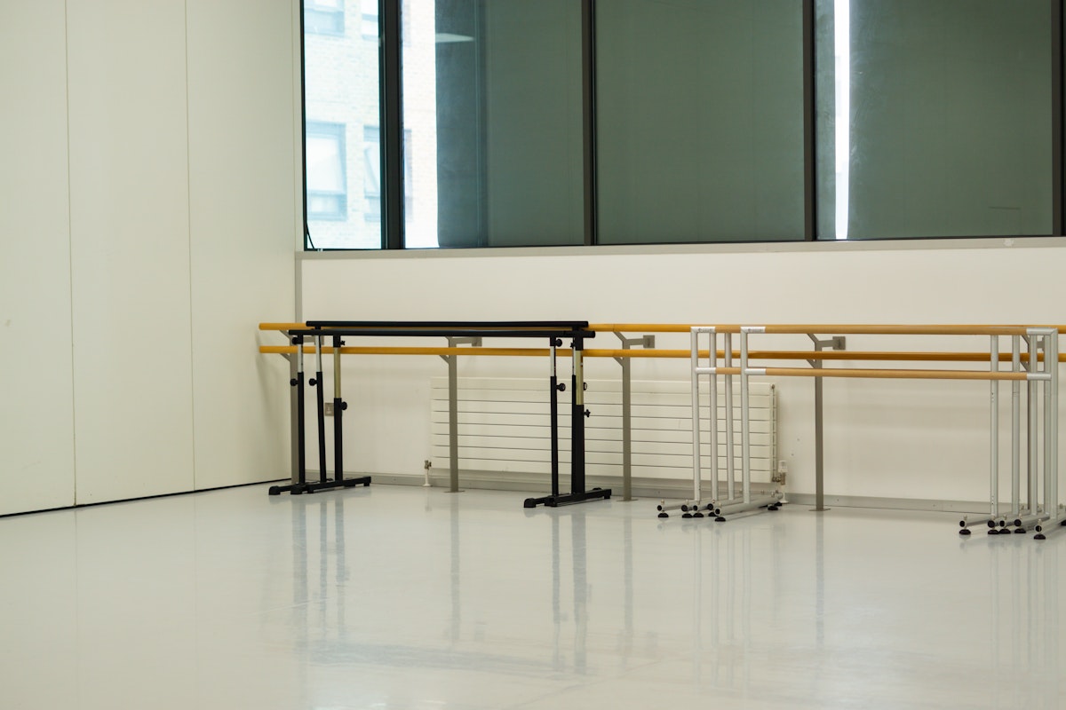 Dance studio inside dance east